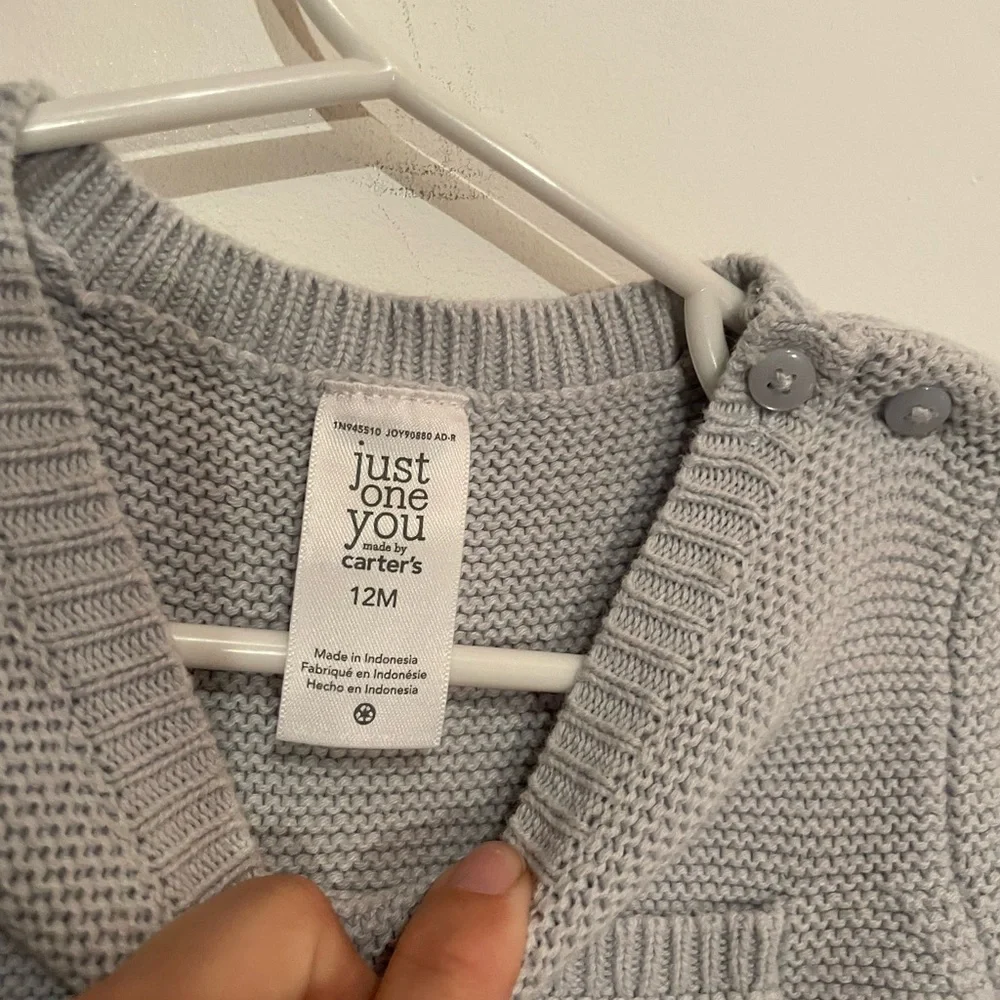 Carter’s lBabysweater ,grey ,‎ 12 Months